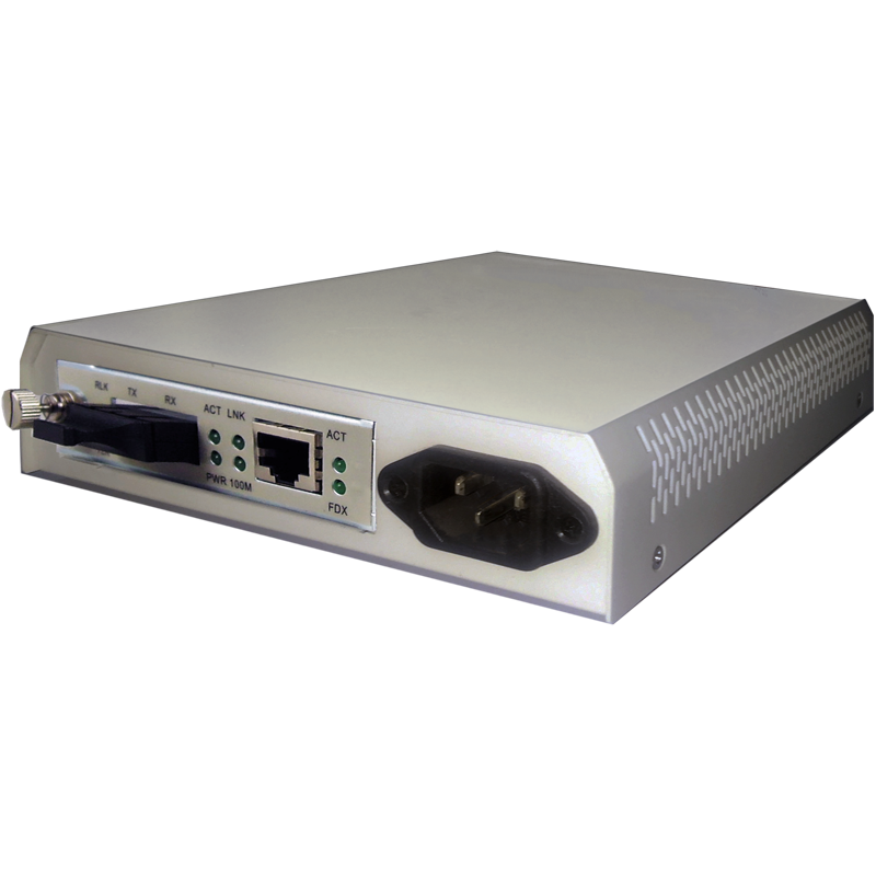 瑞斯康達RC162-FE-S1百兆單模雙纖光纖收發器 遠距離傳輸的經濟高效之選